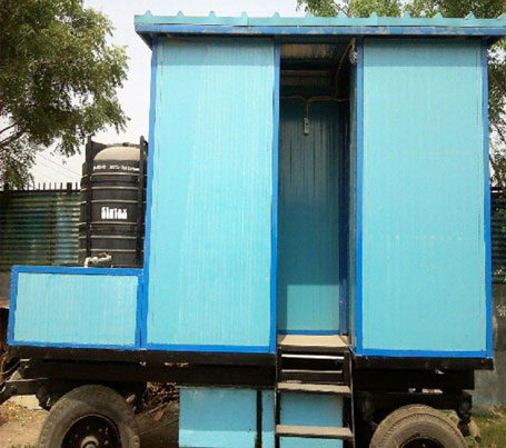 Go Green 4 Seater Mobile Toilets