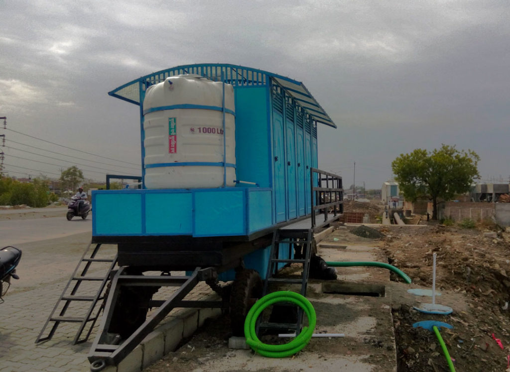 Go Green 10 Seater Mobile Toilets