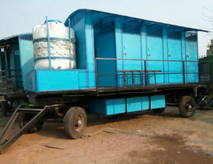 Go Green 10 Seater Mobile Toilets
